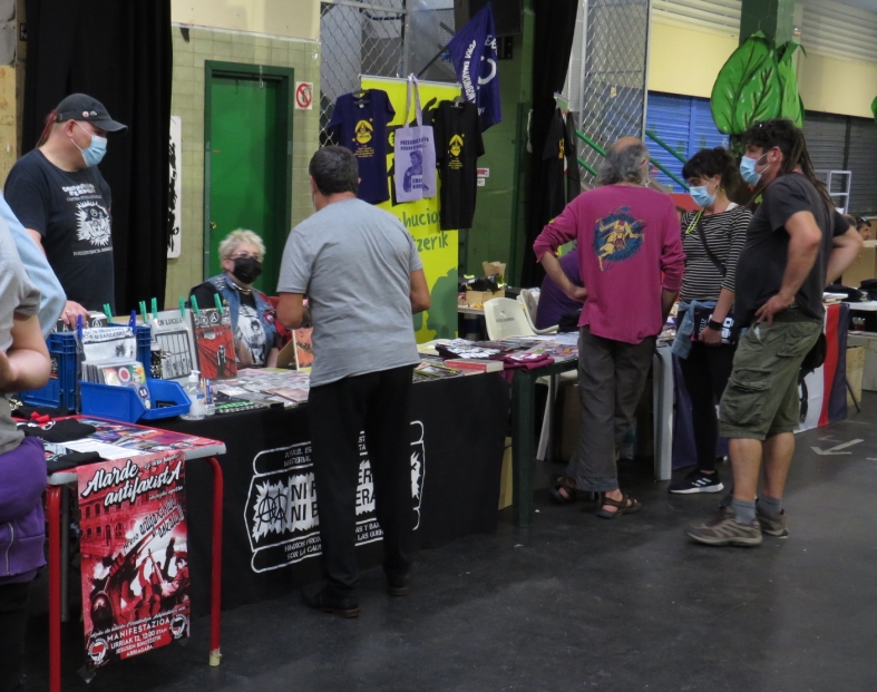 N.F.N.B. en la FERIA DEL FANZINE POLÍTICO de Portugalete en Bizkaia (2021)