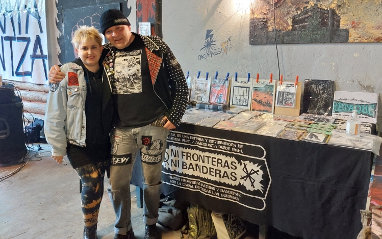 N.F.N.B. en el concierto de despedida del gaztetxe PUTZUZULO de Zarautz en Gipuzkoa (2022)